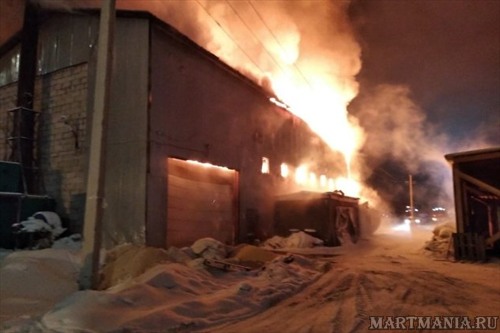 пожар на лесоперерабывающем заводе